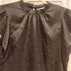 Nine West  black short sleeve Shirt M NWT